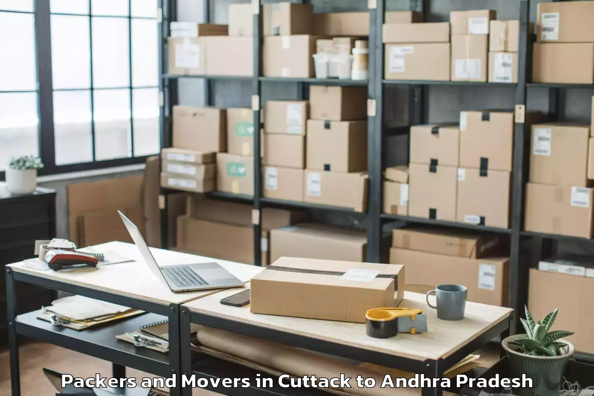 Hassle-Free Cuttack to Chejerla Packers And Movers